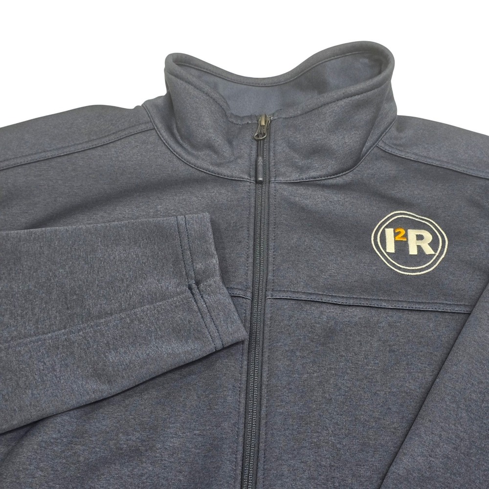 The North Face Jacket Mens XL Navy Blue AWS Global Incident Softshell Full Zip